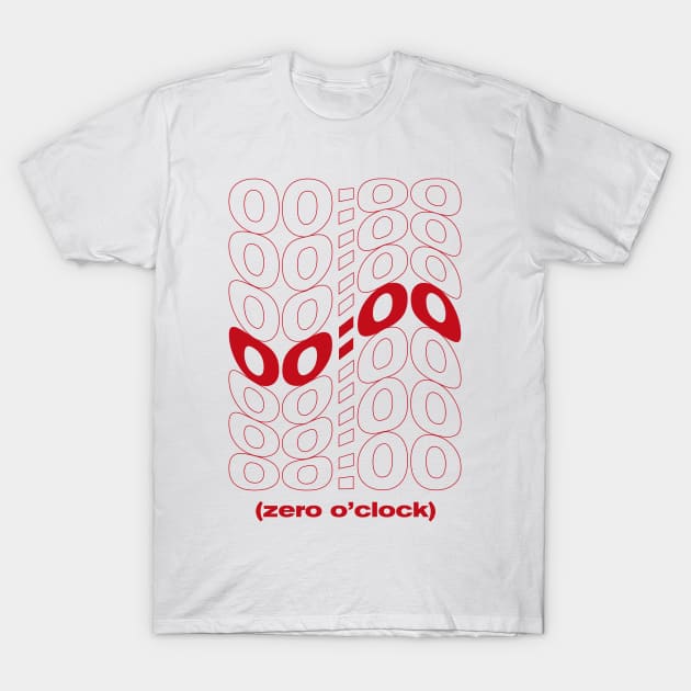 Zero O'Clock T-Shirt by goldiecloset